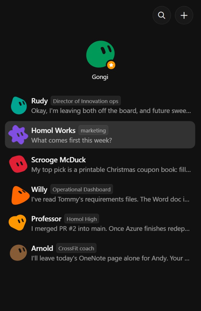 GrokBot — bots tied to Cursor workspaces, including Homol Works marketing